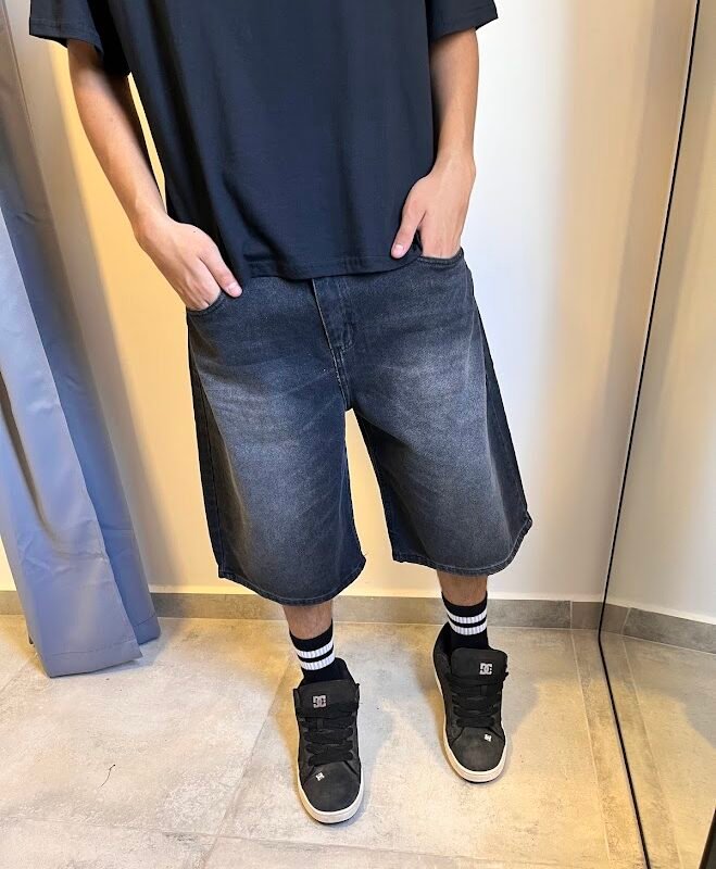 Bermuda Baggy Negra