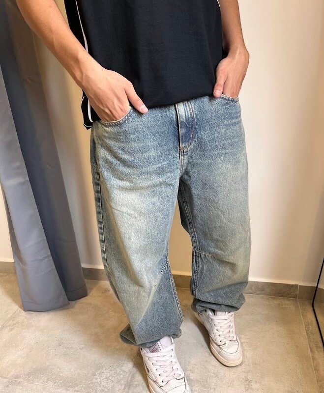 Jean Baggy Oxido Claro